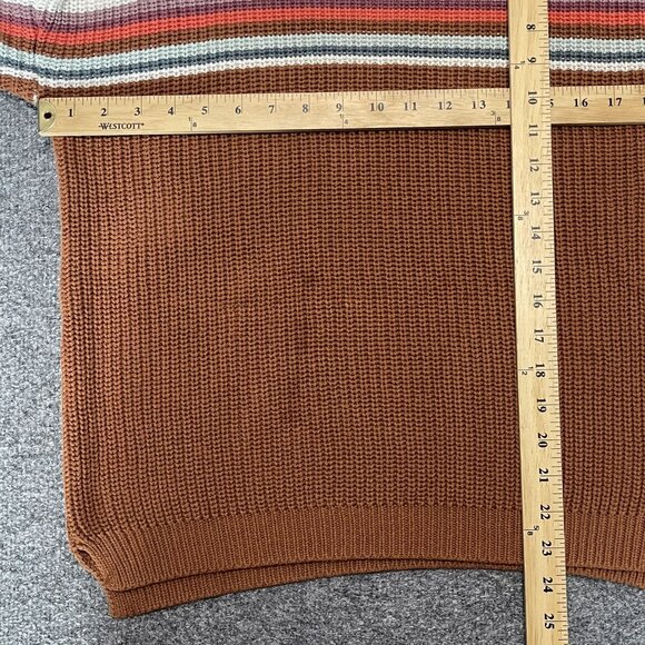Rip Curl Womens Boho Striped Knit Sweater M Multicolor Cotton Blend - Picture 7 of 8